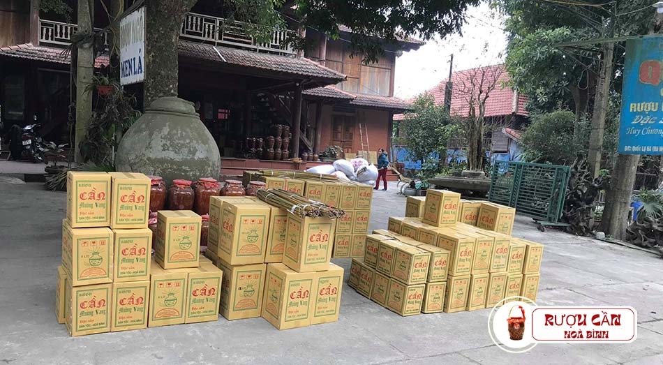 Rượu Cần Hoa Long Cát