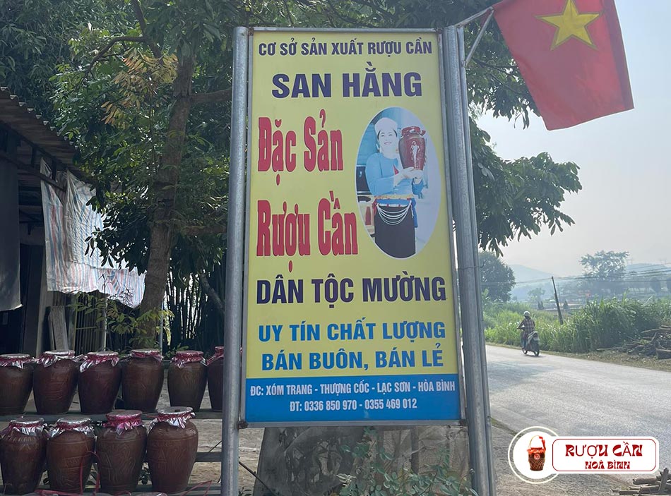 Rượu cần San Hằng Hòa Bình